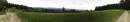 Výhled z Benšek na hřeben Javorníků