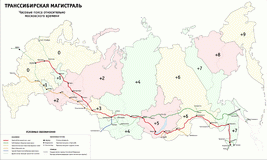 Mapa Ruska - azbuka